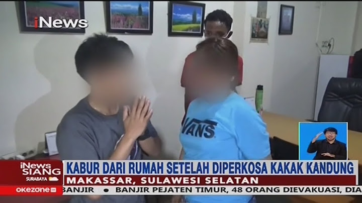 Kabur dari Rumah 3 Minggu Setelah Diperkosa Kakak, Remaja Ini Ditemukan Jual Diri -iNews Siang 08/02