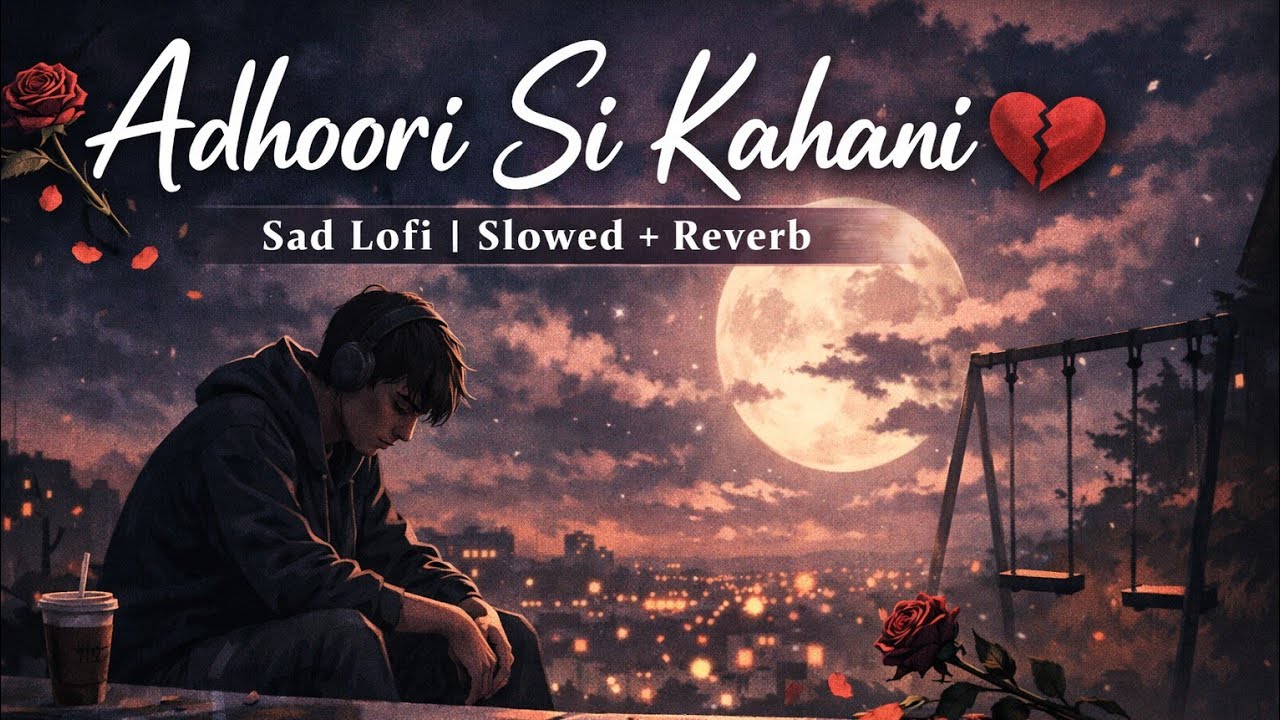 Adhoori Si Kahani 💔 | Sad Lofi Slowed Reverb | Alone Night Vibes | broken heart 