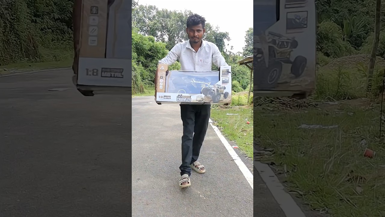 Big size Off Road Rock Crawler remote control car unboxing and testing review || Ajmol toys