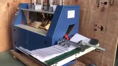 440mm end paper gluing machine, end sheet tipping machine， paper blocking machine