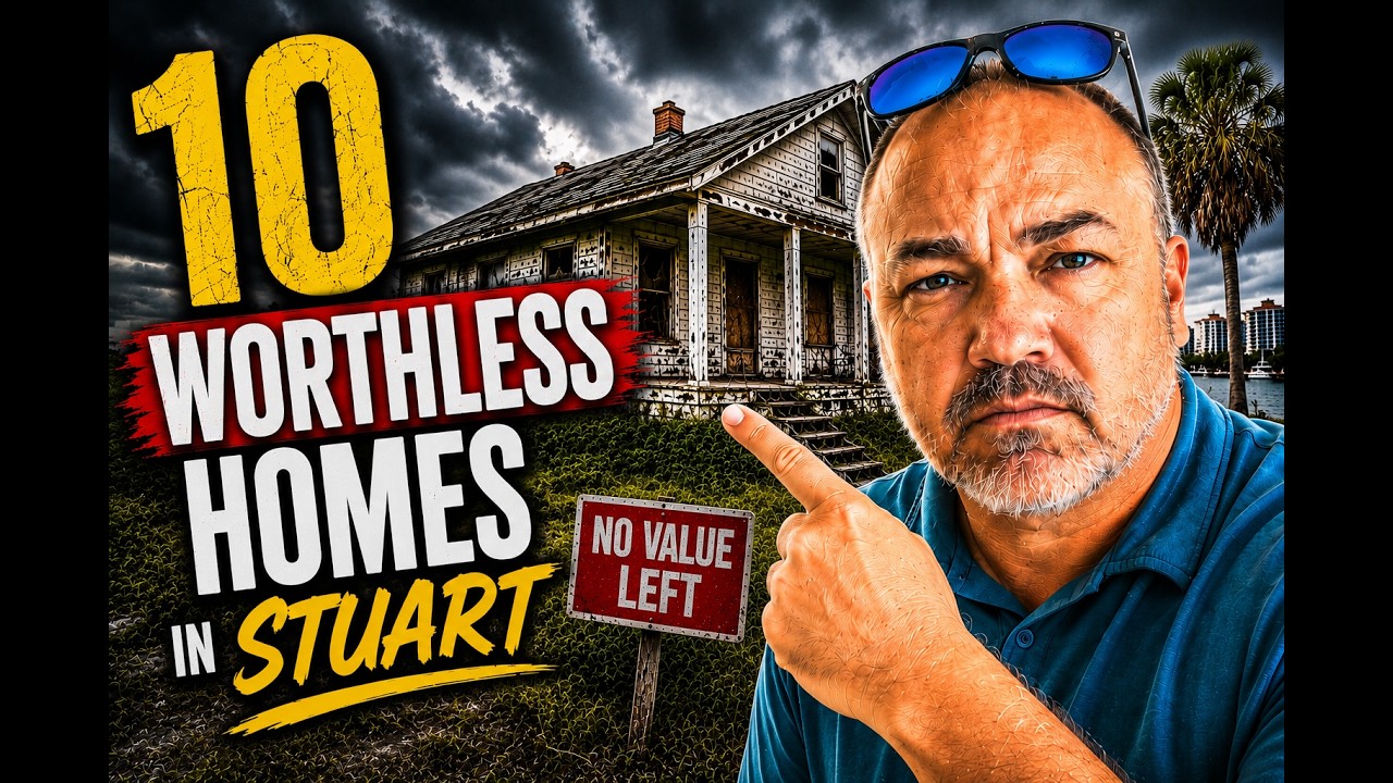 10 Homes That Are Practically WORTHLESS Now In Stuart Florida!