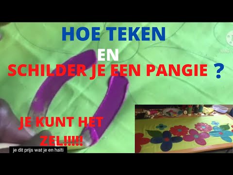 HOE TEKEN EN SCHILDER JE EEN PANGIE?DEEL 1