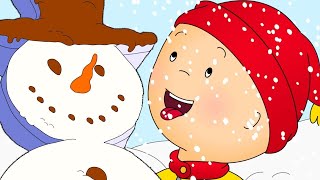 Caillou And The Snowman Cake Funny Animated Caillou Cartoons For Kids Caillou