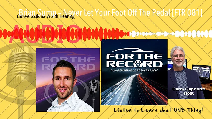 Brian Sump  Never Let Your Foot Off The Pedal [FTR...