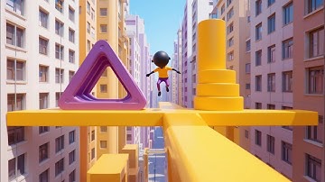 🕹 Roof Rails - New Update Gameplay - All Levels 31-35 Part 3 - Run Goo! - Mobile Game - Android, iOS