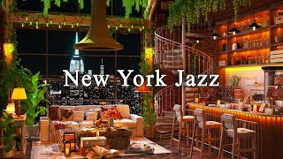 New York Coffee Shop Ambience - Relaxing Instrumental Jazz Music for Study, Work and Sleep