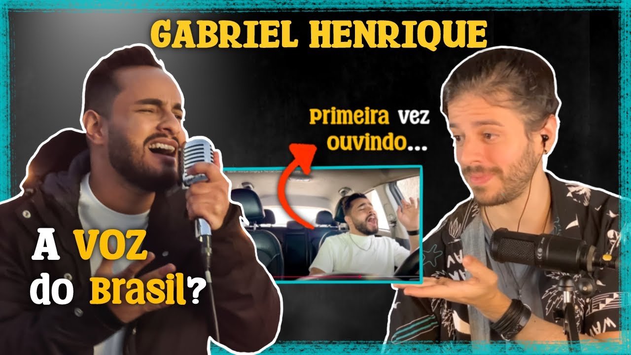 Reagindo ao Gabriel Henrique AO VIVO / Prof. de canto analisa