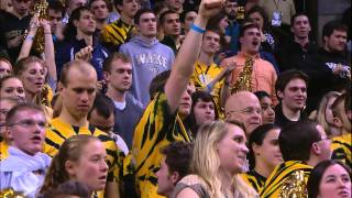 Wake Forest Basketball Thanks the Students