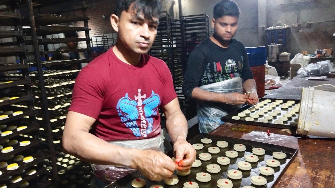 Cherry biscuit. Dropping machine biscuit. Sugar free biscuit.