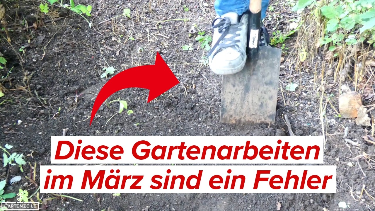 Diese Gartenarbeiten im März sind ein Fehler