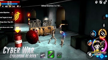 Cyber War: Cyberpunk Reborn - RPG Gameplay (Android)