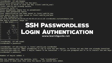 Configure SSH Password less Login Authentication using SSH keygen on Linux