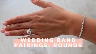Wedding Band Pairings for Round Diamonds