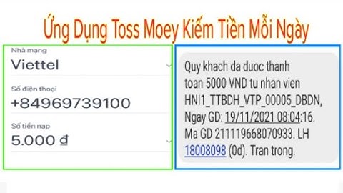 App Kiếm Tiền Uy Tín Từ Trước Đến Giờ Toss Money Đi Bộ Min 5k Đăng Ký Rút Tiền Luôn !