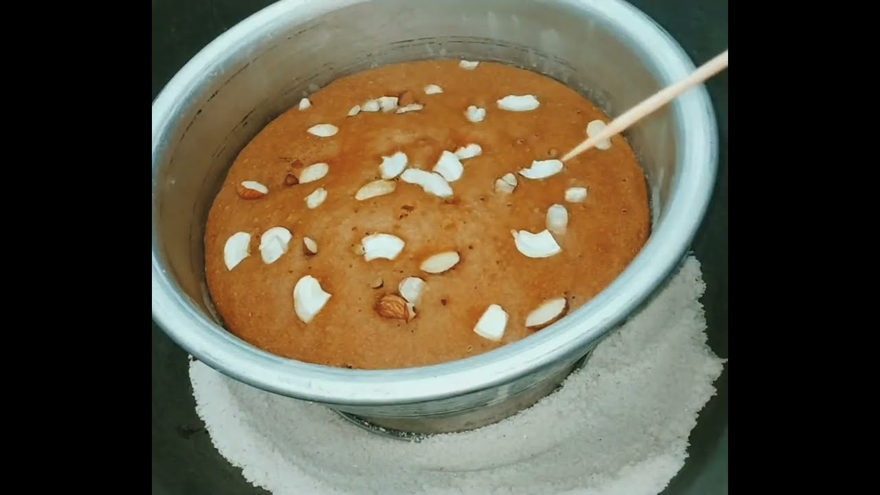 कढ़ाही में केक बनाए पारले जी बिस्कुट से। eggless cake ki recipe। cake