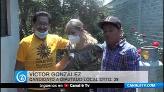 Víctor González, candidato a diputado local del PRD, promete trabajo en colonias de Ixtapaluca