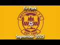 Flying around Fir Park Football Ground, the home of Motherwell FC