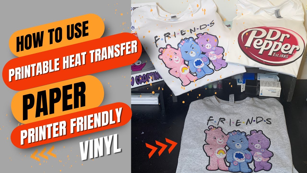 TransOurDream Heat transfer paper, printable Heat Transfer vinyl for inkjet  printers