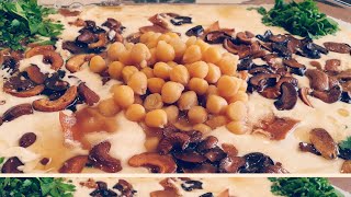 فتة الحمص باللبن على الطريقة اللبنانية easy way to make fatteh with hummus