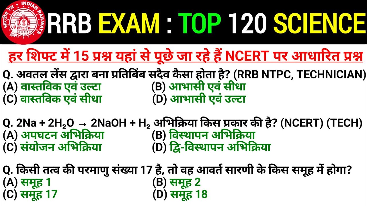 RRB NTPC Previous Year Question Paper || Railway NTPC CBT-1 Previous Year Question Paper 2021
