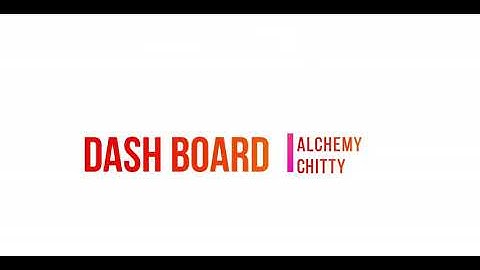 ALCHEMY CHITTY SOFTWARE DASHBOARD
