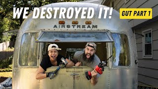 Gutting & Renovating a 1973 Vintage Airstream (Ep.1)