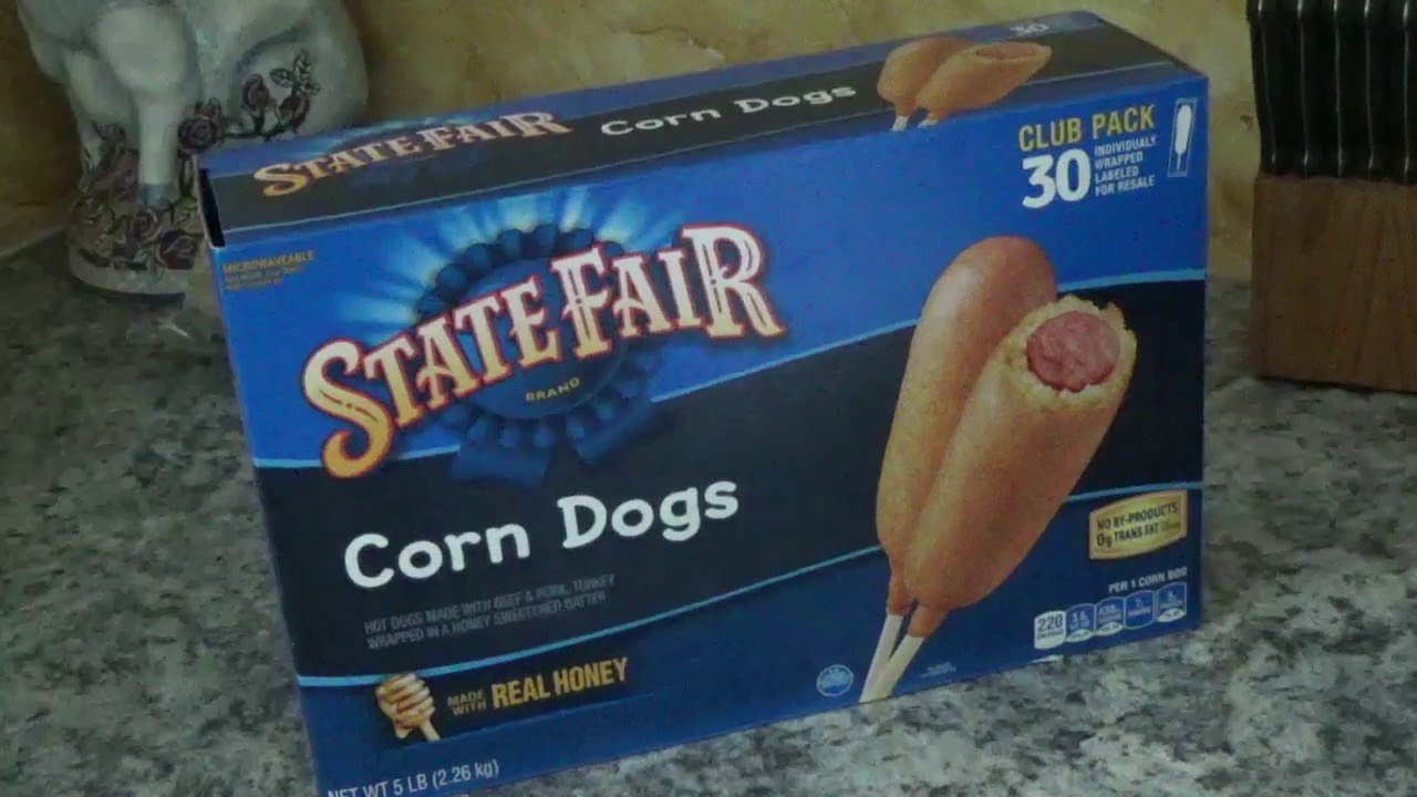 STATE FAIR CORN DOGS and POWER AIR FRYER XL review - YouTube