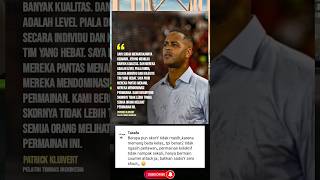Statemen Dari Patrick Kluivert meme timnasindonesia indonesia