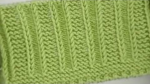 Super easy Only 2 Rows repeat knitting pattern for sweater, jacket, blanket.