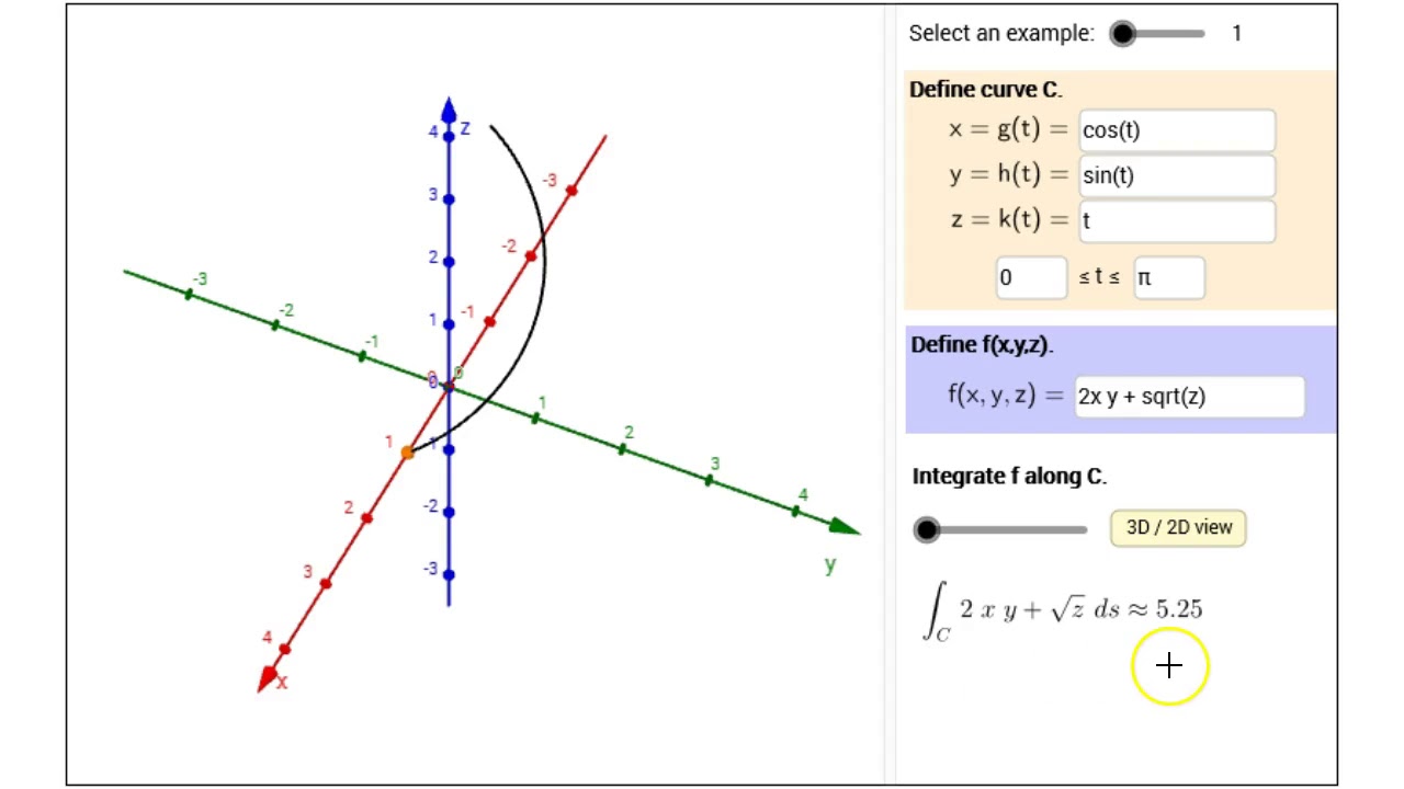 Visualizing Line Integrals Youtube