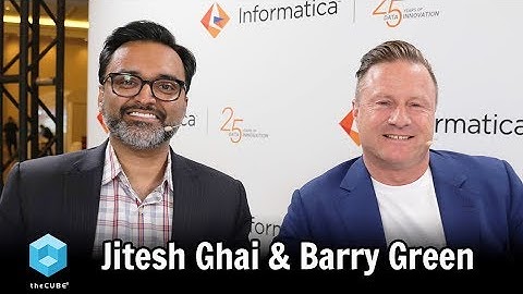 Jitesh Ghai, Informatica & Barry Green, Bank of Ireland | Informatica World 2018