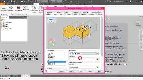 How to change background color in Autodesk Inventor (with caption and audio narration)