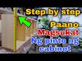 Paano Magsukat ng Pinto ng Cabinet | Step by Step | chit-man channel