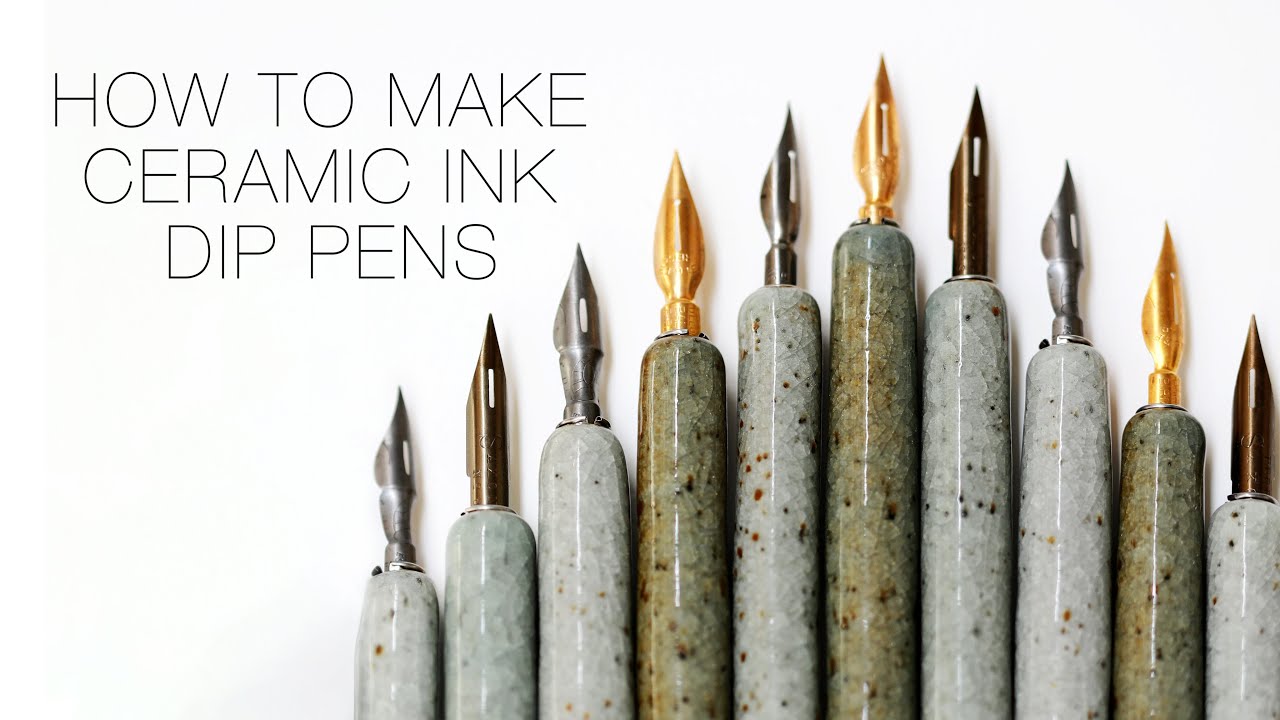 How to Make a Ceramic Ink Dip Pen on the Potter's Wheel 