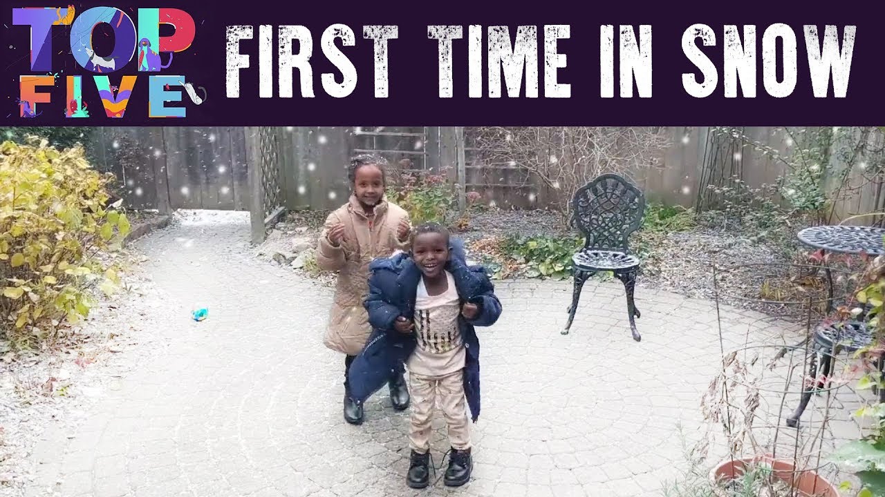 Top 5 FIRST TIME Seeing Snow Reactions YouTube