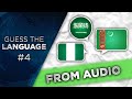 Guess the Language #4 (From Audio)