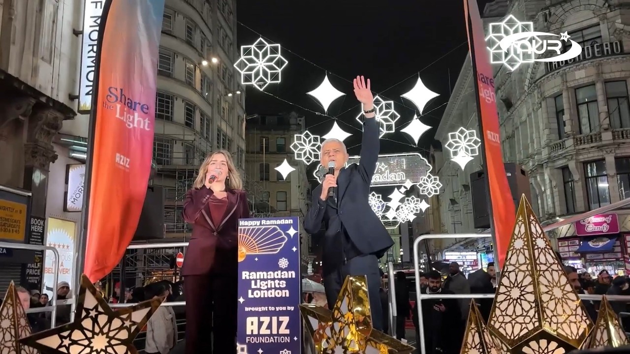 Лондон мощно отметил начало Рамадана!