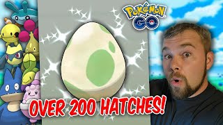 Over 200 Road to Sinnoh Eggs Hatched! Our Shiny Luck Was... (Pokémon GO)