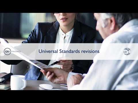 GRI Universal Standards - Overview of revisions - video from GRI