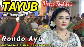 Tayub Trenggalek Rondo Ayu Mantap Di Dengar Sdanai Akhir