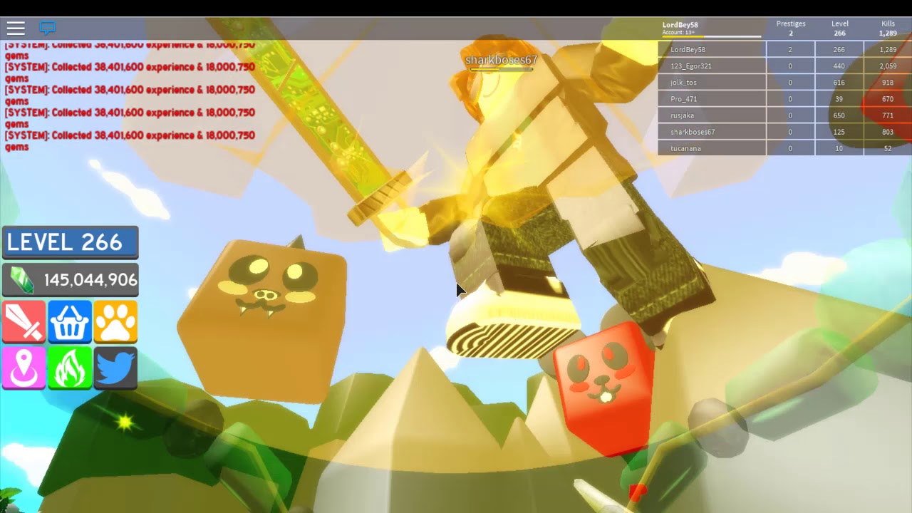 Prestige Yaptim / Slaying Simulator / RobloxTR YouTube