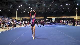 Level 4 Floor Routine 12/2023 Florida State Competition Olivia Artiga 10 years old