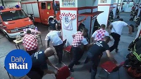 Croatian firefighters on call seconds before winning penalty - DayDayNews