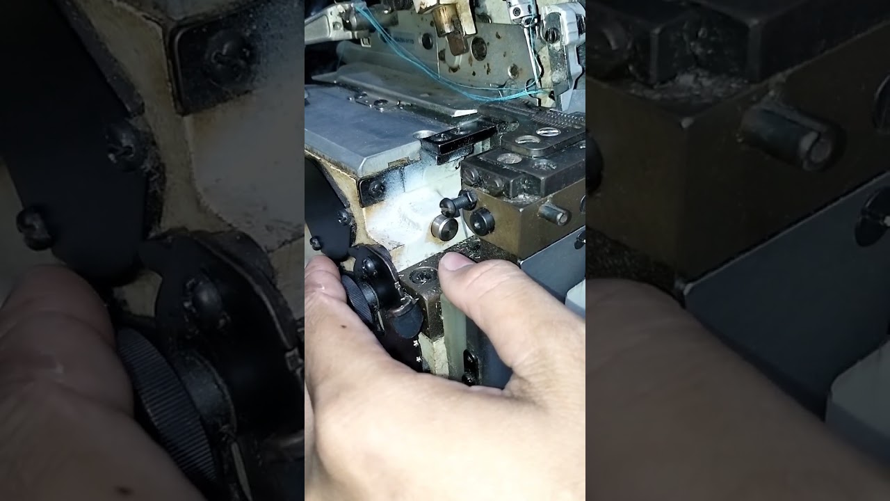 Cara merubah mesin obras jadi neci, cara setting neci di mesin obras, #youtubeshorts #rafasewing