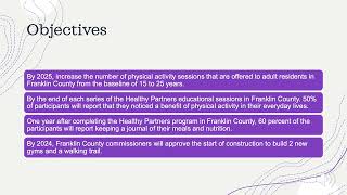 Visual Program Presentation for Stakeholders Assignment