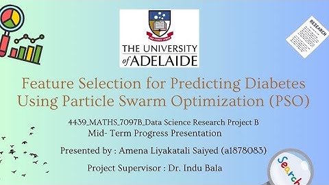 Feature Selection for predicting Diabetes Using Particle Swarm Optimization (PSO)