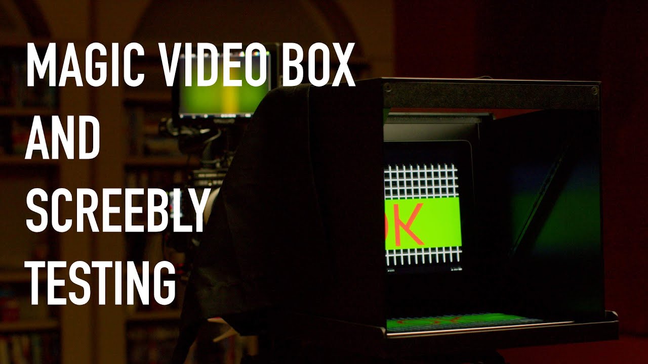 Using a Screebly Screen with Russ's Magic Video Box