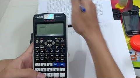 Phương Pháp nội suy bằng máy tính 580VMX mới nhất