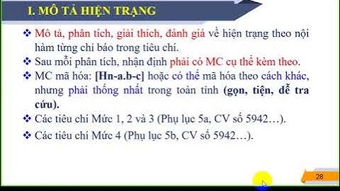 Chấm tiêu chí tự đánh giá trường tiểu học