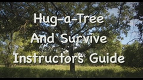 Instuctor Video for Hug a Tree and Survive Canada - English